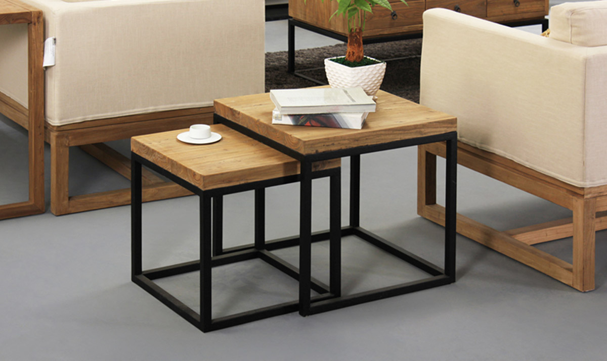 mesas pequeñas para salón en hierro | Introducción a la sección de decoración y artesanía de la carpintería metálica