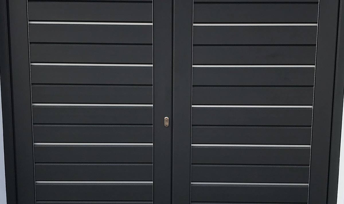 Puerta Automática de abertura 2 hojas en estilo moderno